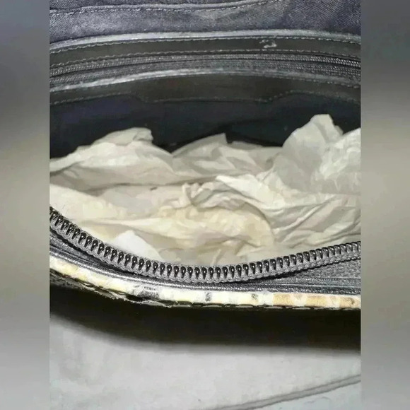 Enzo Angiolini Snakeskin Purse Beautiful Adjustable Strap - Picture 4 of 8